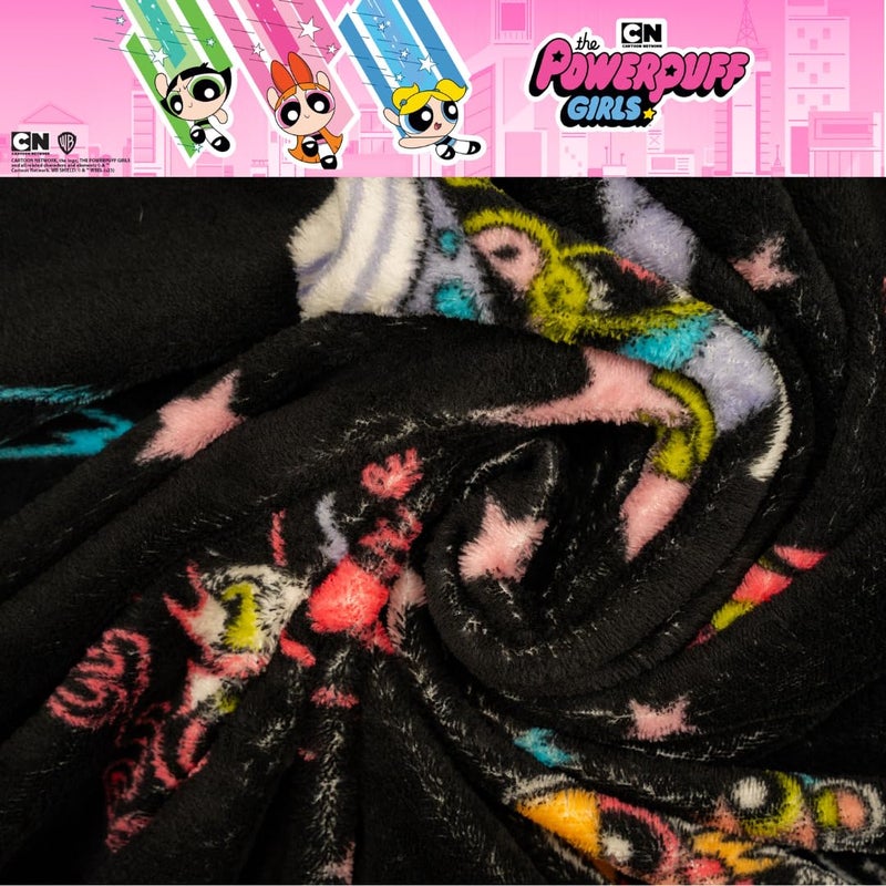 Franco Franco Collectibles The Powerpuff Girls Bedding Super Soft Plush Blanket  62 in x 90 in  (Officially Licensed Product) - Image 4