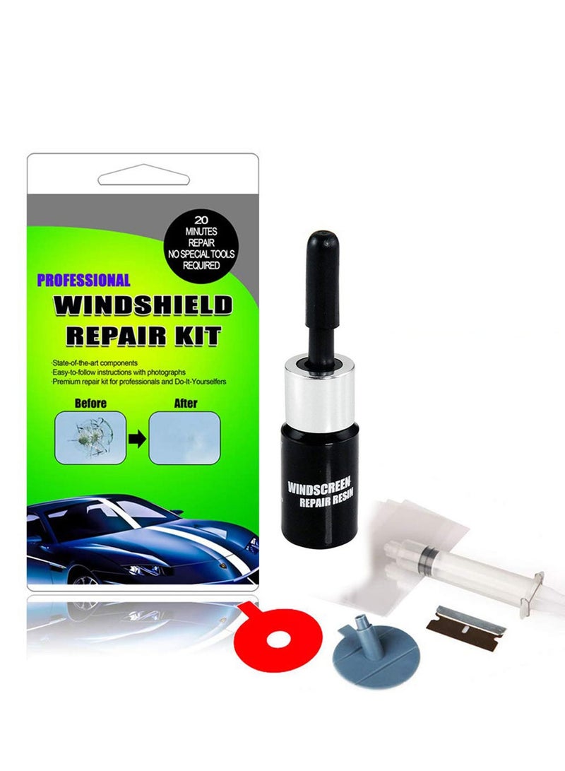 Excefore Fast Repair DIY Car Windshield Repair Kit, Windshield Repair Kit, to Fix Auto Glass Windshield Crack Chip Scratch, for Bulls Eyes Star Half Moon Long Crack Combination Repairment - Image 4