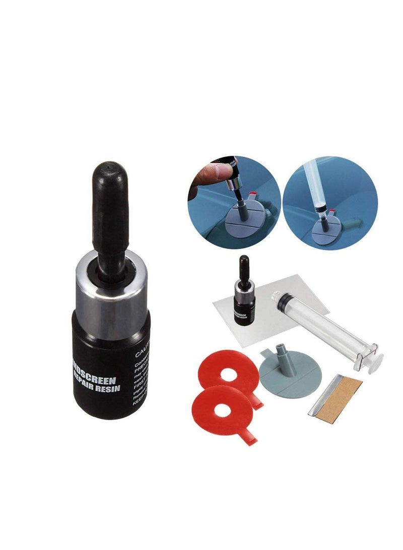 Excefore Fast Repair DIY Car Windshield Repair Kit, Windshield Repair Kit, to Fix Auto Glass Windshield Crack Chip Scratch, for Bulls Eyes Star Half Moon Long Crack Combination Repairment - Image 1