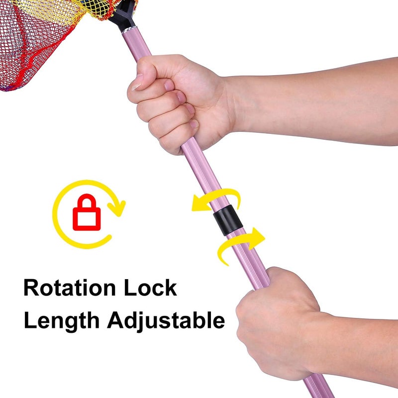 ODDSPRO Kids Fishing Net - Telescoping Bait, Minnow, and Butterfly Net With 11.4" Depth, Handle Extends to 30" for Easy Catch and Release - Image 5