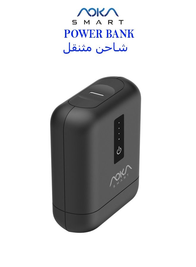 أوكا سمارت باور بانك 10000 مللي أمبير PD 20 وات APB-B001 - أسود - Image 3
