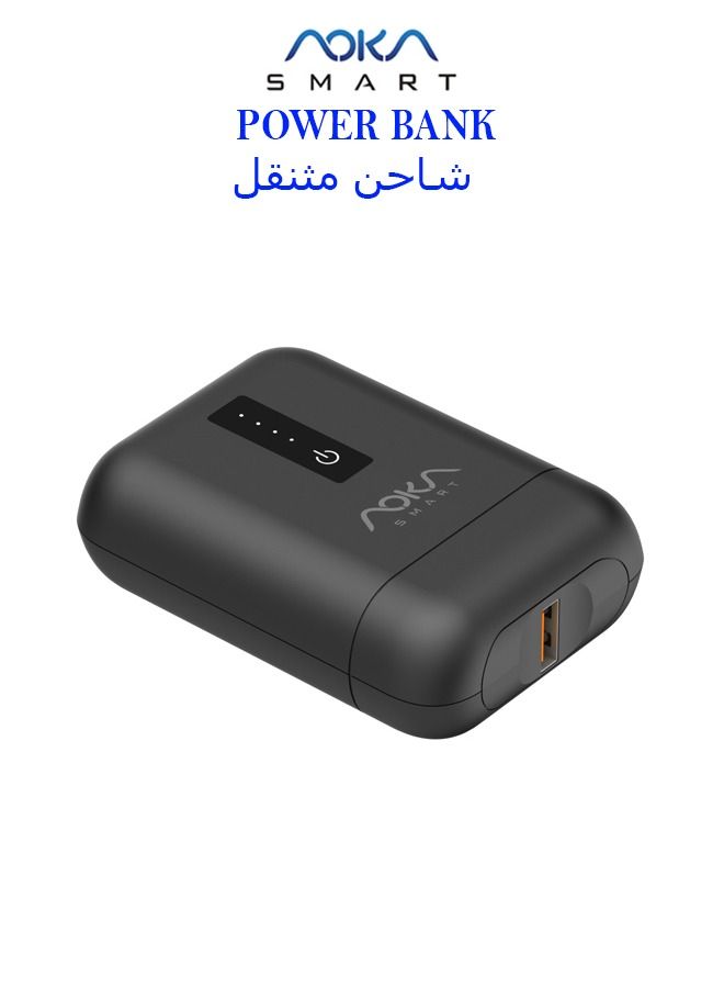 أوكا سمارت باور بانك 10000 مللي أمبير PD 20 وات APB-B001 - أسود - Image 2