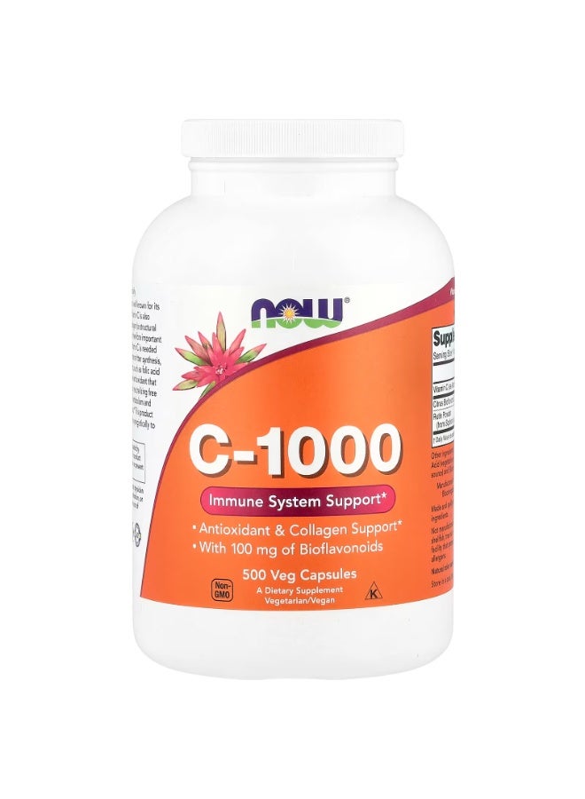 now C-1000, 500 Veg Capsules - Image 1