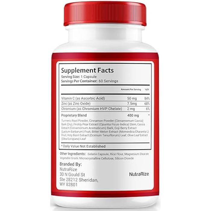 NutraRize (5 عبوات) كبسولات حرية القلب، حبوب هارت فريدوم الرسمية - تدعم الطاقة والصحة، حرية القلب لدعم الدورة الدموية، ديتوكس طبيعي بالكامل، محسن غليكوز متميز (300 كبسولة) - Image 2