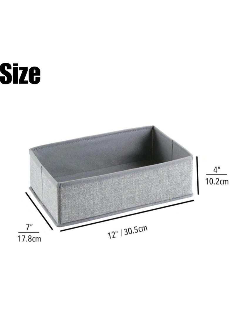AAS ECOM Wardrobe Clothes Organizers and Storage - 6PCS Cloth Organizer with 6 Grids- Cloth Storage Organizer Boxes- 35L Fabric Bedroom Closet Organizer- Organizer Box Storage - Image 5