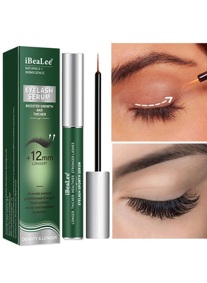 iBealee Eyelash Serum Boosted Growth and Thicker，Lashes Promote Thickens Look of Curls Lifts，Plant Extracts Denser and Healthier - Image 1