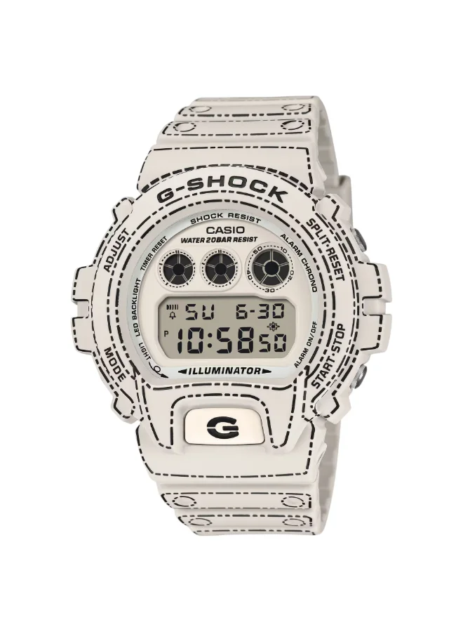 G-shock G-SHOCK Men's Digital Grey Dial Watch - DW-6900RGM-5DR