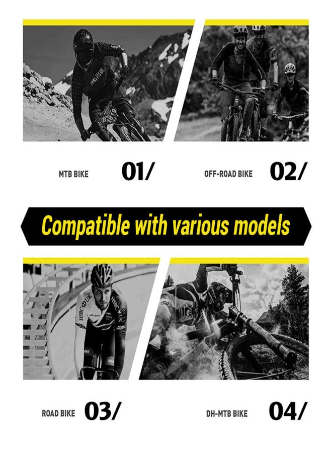 ENLEE Bike Frame Protector Sticker Anti‑Scratch Bike Stickers for Frame Waterproof Protective Stickers Decals for Bicycle Off-Road Mountain Bike - Image 2