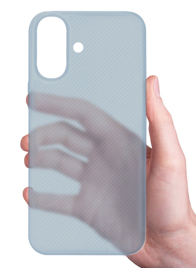 CATANES Case Cover for iPhone 17 - Sturdy Durable Ultra-Thin Case - Air Skin Line Design Transparent Back Cover -  Drop Protection Cover  - Light Blue - Image 2