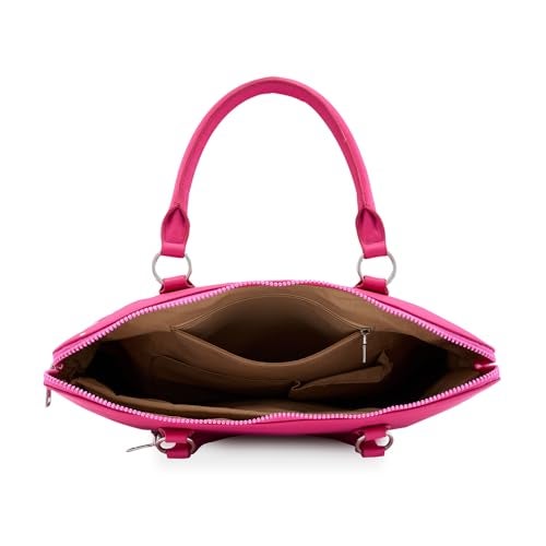 Caprese Splash Laptop Bag for Women (Large, Fuchsia) - Image 4