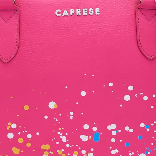 Caprese Splash Laptop Bag for Women (Large, Fuchsia) - Image 3