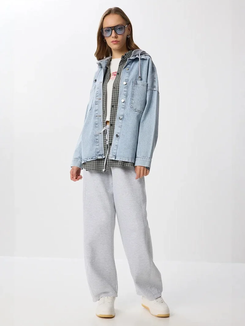 Lovely Istanbul ISTANBUL Hooded Denim Jacket