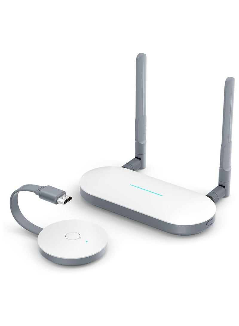 SYOSI Wireless HDMI Transmitter and Receiver, 164ft/50M HDMI + VGA Dual 5G Display, for Streaming Audio Video from PC/Laptop to Monitor, Projector, HDTV, Plug and Play HDMI Adapter for TV, Camera - Image 1