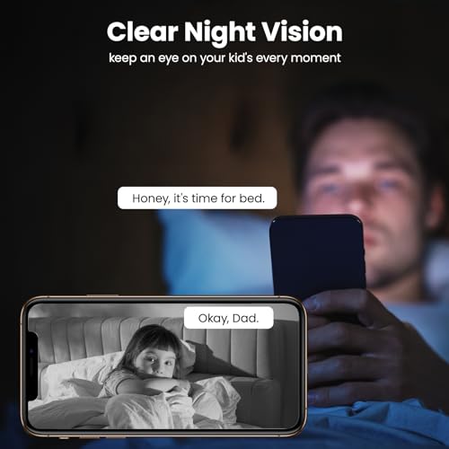 wansview Security Camera, IP Camera, WiFi Home Indoor Camera for Baby/Pet/Nanny, 2 Way Audio Night Vision, Compatible with Alexa, with TF Card Slot and Cloud, Q5 (White, 5MP) - Image 5