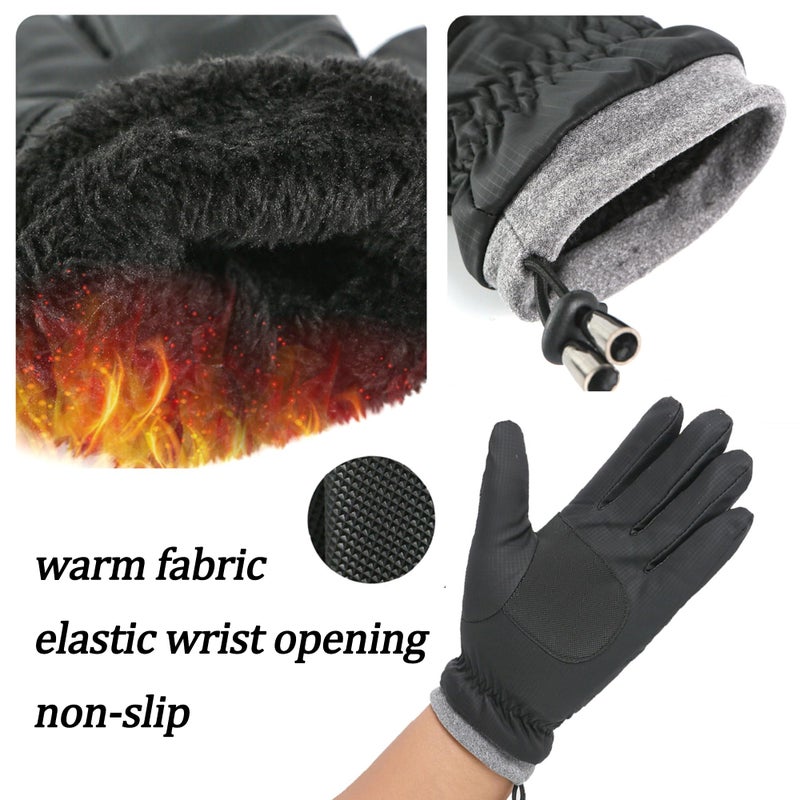 Mawjom Cold-Weather-Motorcycle-Gloves-Outdoor-Sports-Snow-Ski-Mittens for Men - Image 4