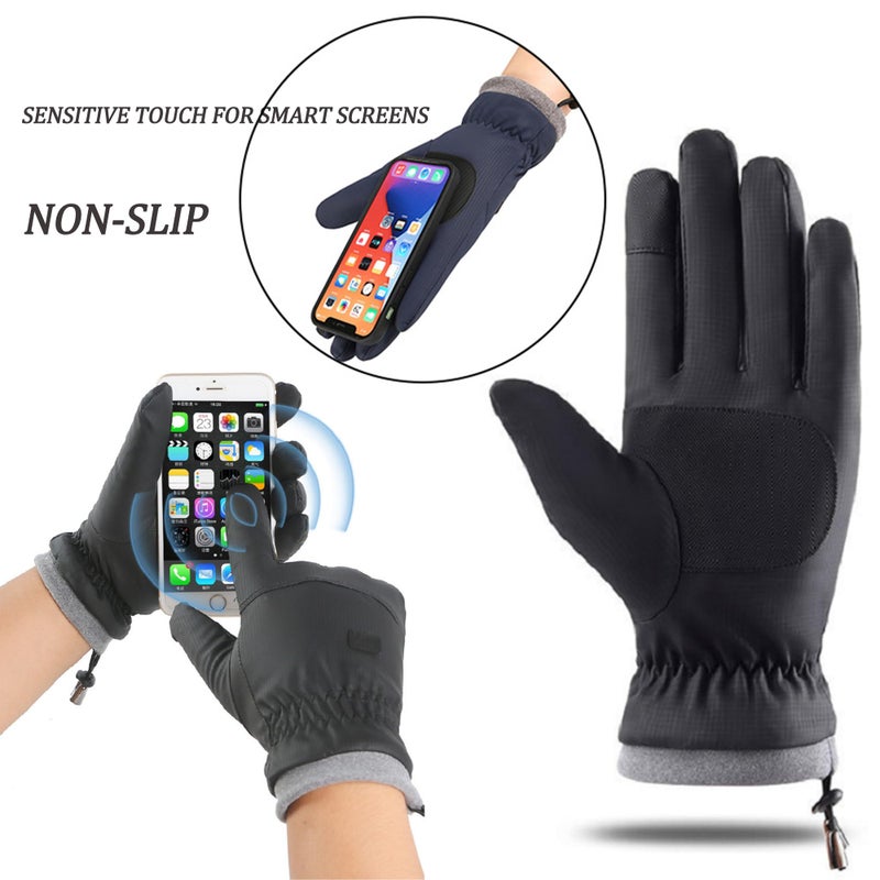 Mawjom Cold-Weather-Motorcycle-Gloves-Outdoor-Sports-Snow-Ski-Mittens for Men - Image 3