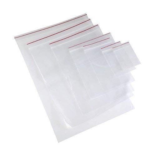 SIDDHI Siddhi Zip Lock Bags Pack of 100 06 inch x 09 inch Clear Strong Air Tight Pouches ResealableReclosable Bags - Image 3