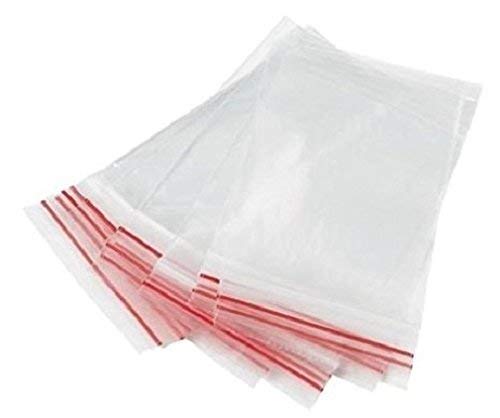 SIDDHI Siddhi Zip Lock Bags Pack of 100 06 inch x 09 inch Clear Strong Air Tight Pouches ResealableReclosable Bags - Image 1