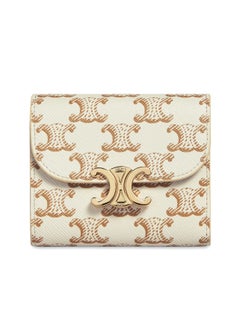 Celine Dion Small wallet Triomphe in textile and calfskin  - Image 1