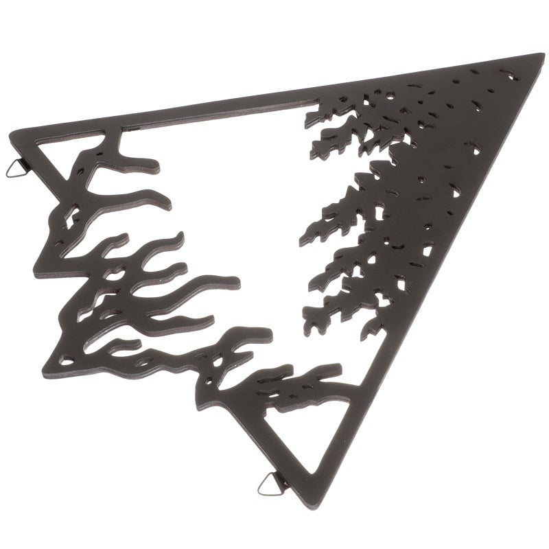 Mountain Trees Wood Sign Hanging Mountain Trees Wall Art Cutout Mountain Decor - Image 2