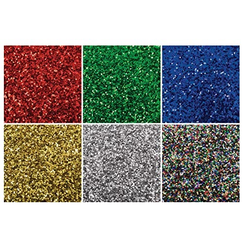 Spectra Arts & Crafts Glitter Assortment, 6 Assorted Colors, 4 oz., 6 Jars - Image 3