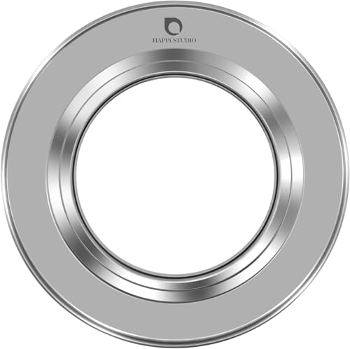 HAPPi STUDIO Steamer Ring Stainless Steel Adapter for 8 to 11inch Bamboo Steamer Baskets Stainless Steel Steamer Ring Only
