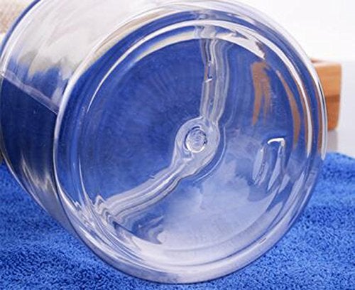 UPSTORE 100G/3.3 Oz Jars PET Plastic Empty Cosmetic Containers Cases Cream Lotion Box Ointments Bottle Food Bottle Makeup Pot Jar Pack of 6Pcs - Image 4