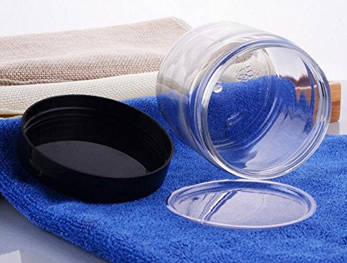 UPSTORE 100G/3.3 Oz Jars PET Plastic Empty Cosmetic Containers Cases Cream Lotion Box Ointments Bottle Food Bottle Makeup Pot Jar Pack of 6Pcs - Image 5