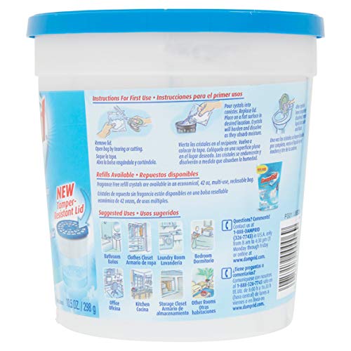DampRid Refillable Moisture Absorber, Fragrance Free, 10.5 Ounce (Pack of 6) - Image 4