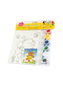 Keep Smiling Artist Printed Canvas For Acrylic Painting Clear  - Image 2