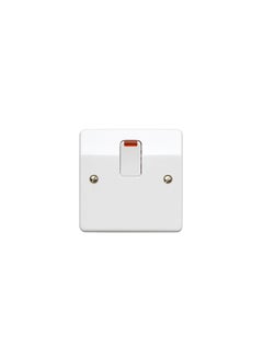 MK MK K5423WHI 20 amp Double-Pole Switch with Neon  - Image 1