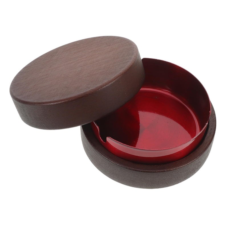 Stainless Steel Smokeless Ashtray With Lid Portable Mini For Indoor Outdoor Use - Image 2