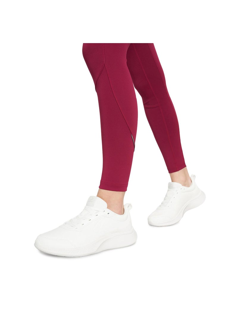 Demix Women’s Running Shoes - Turbo PU MP W White, Lightweight Sneakers with EVA Cushioning & Durable Synthetic Leather Upper  - Image 2