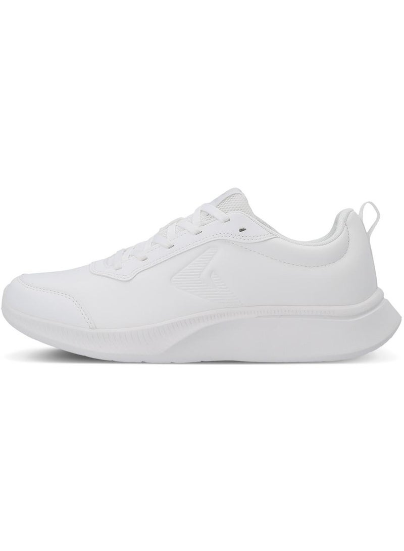 Demix Women’s Running Shoes - Turbo PU MP W White, Lightweight Sneakers with EVA Cushioning & Durable Synthetic Leather Upper  - Image 3