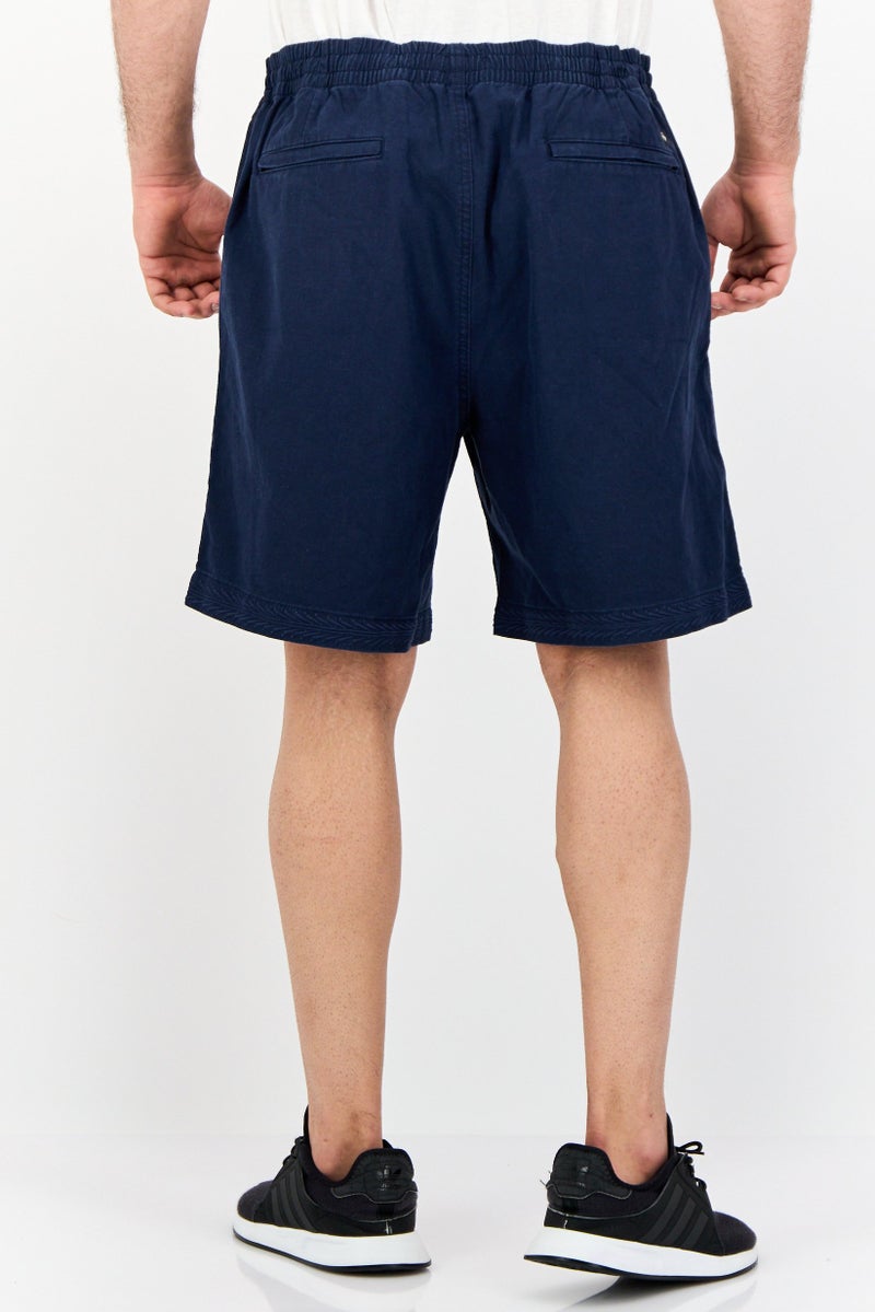 DOCKERS Men Drawstring Basic Shorts, Navy  - Image 3