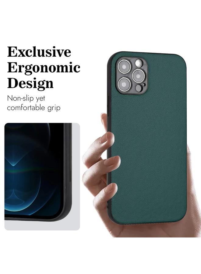 زبون جراب لهاتف iPhone 12 Pro R20 مصنوع من الجلد بنمط جراب فردي - Image 4