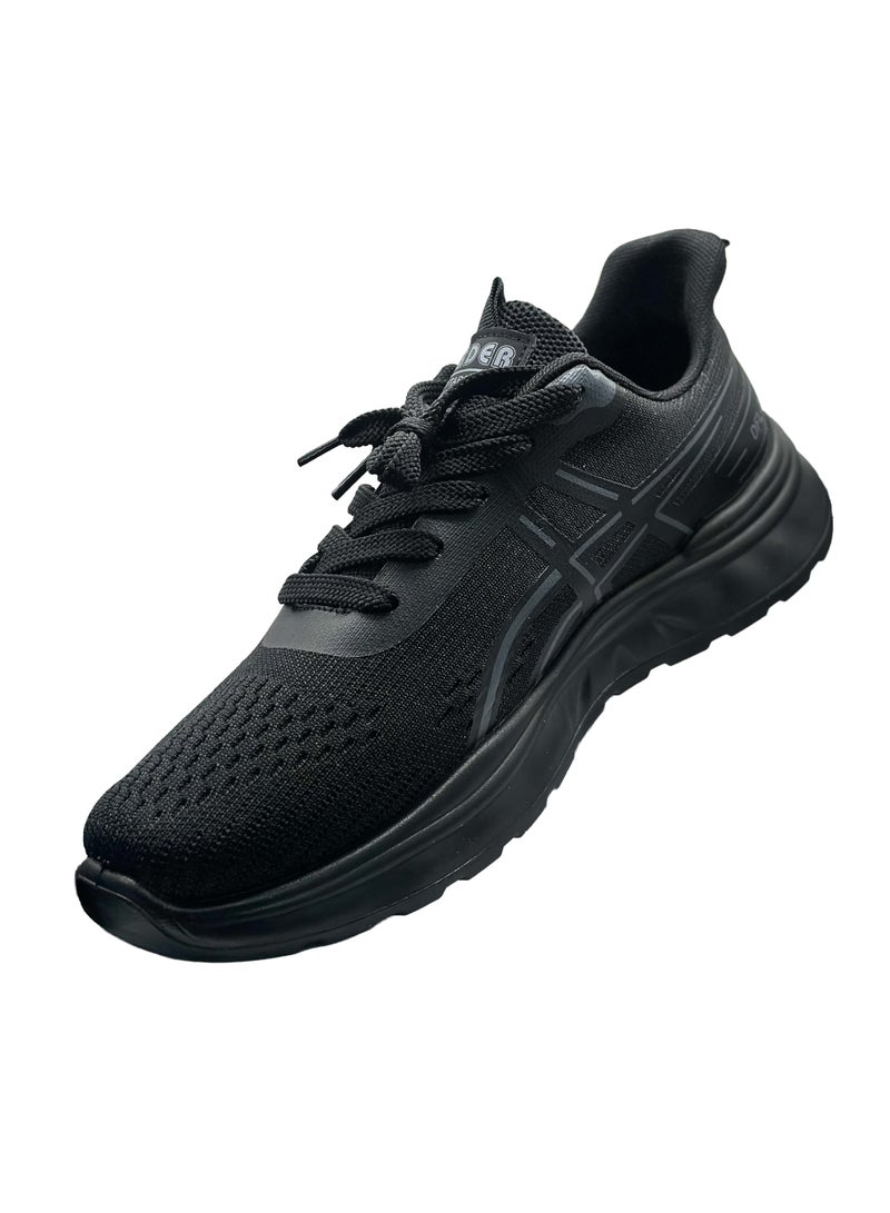 ORDER Midnight 1 Men's Lightweight Running Shoes – Black and Grey