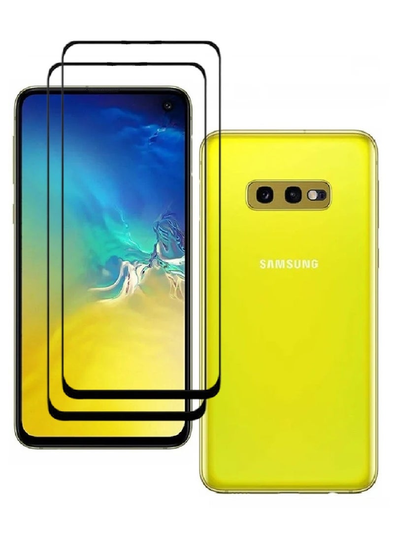 AINA 2 Pieces Tempered Glass Screen Protector 5D Designed For Samsung Galaxy S10e Full Glue Edge to Edge Full Screen Coverage And Bubble Free - Image 1