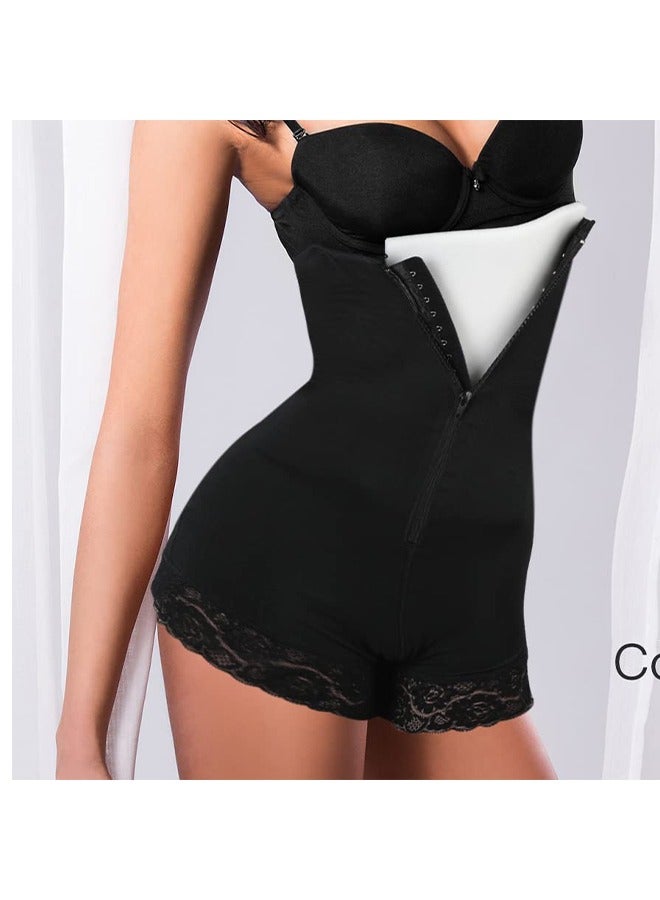 بوفان لوح إسفنجي لشفط الدهون، دعامات خصر ما بعد الجراحة، رقعة إسفنجية للتعافي بعد جراحة شفط الدهون، وسادة ضاغطة، 28 سم × 20 سم × 1 سم، أبيض - Image 1