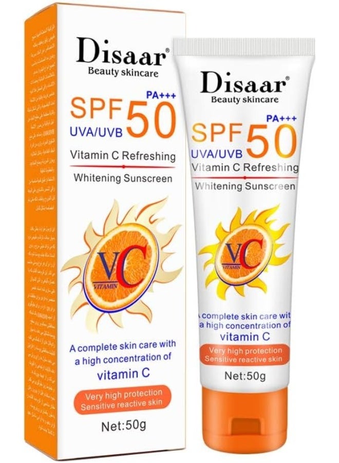DISAAR Beauty whitening sunscreen vitamin c spf50 50 g