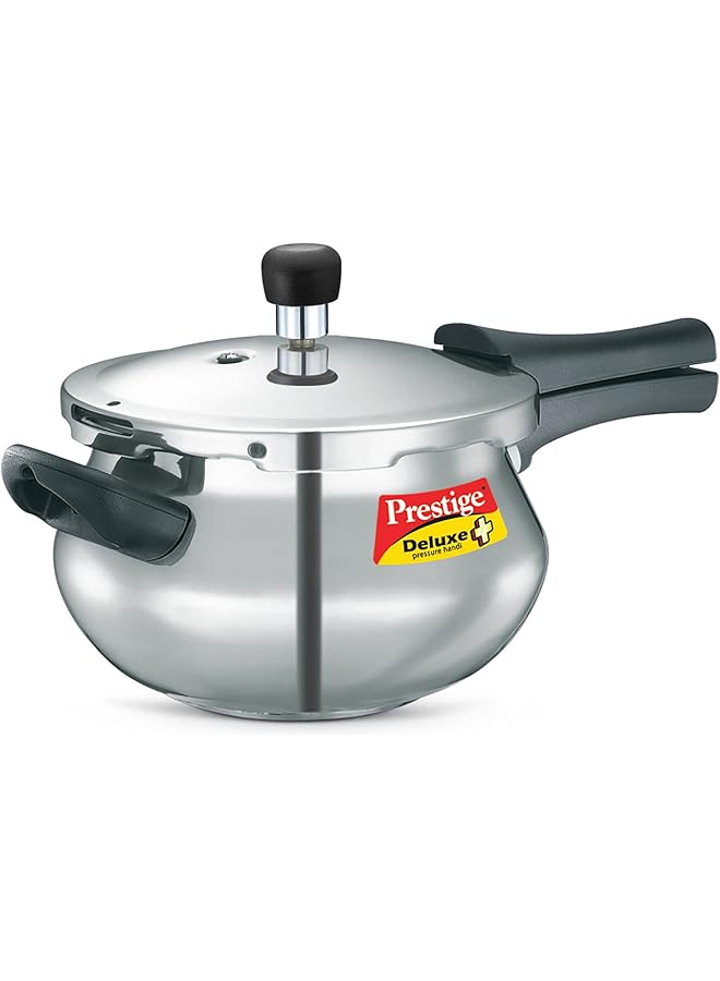 برستيج طنجرة ضغط ديلوكس بلس ميني ألمنيوم مصقولة يدويًا، 3 لتر - Image 1
