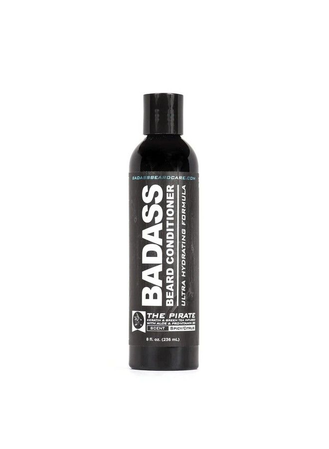 Badass Beard Care Beard Conditioner For Men The Pirate 8 Oz Made Of Natural Ingrediens For Healthy Soften And Itchness Free Beard And Mustache - Image 1