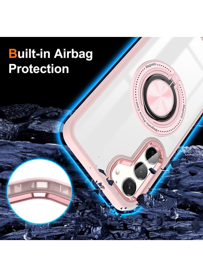 erorex Case For Samsung Galaxy S23 5G Magnetic Rotating Ring Holder Phone Case - Image 3