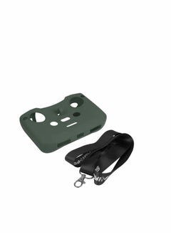 Y&D Remote Controller Protective for DJI Mavic Air 2, Silicone Shock-Proof Cover Anti-Choc Bag Case Skin Anti-scratch with Lanyard 2 Control-Green  - Image 1