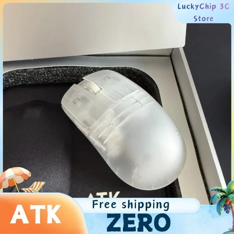 اي تي كي ماوس ATK Zero Wireless Gaming Mouse, PAW3950, 8K Polling Rate, Bluetooth, Lightweight, for FPS Esports, PC - Image 2