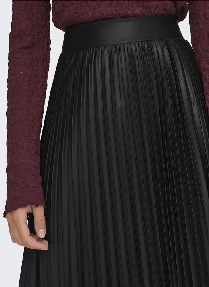 ONLY  Onlanina Small Pleat Maxi Skirt for Women | Best Price UAE