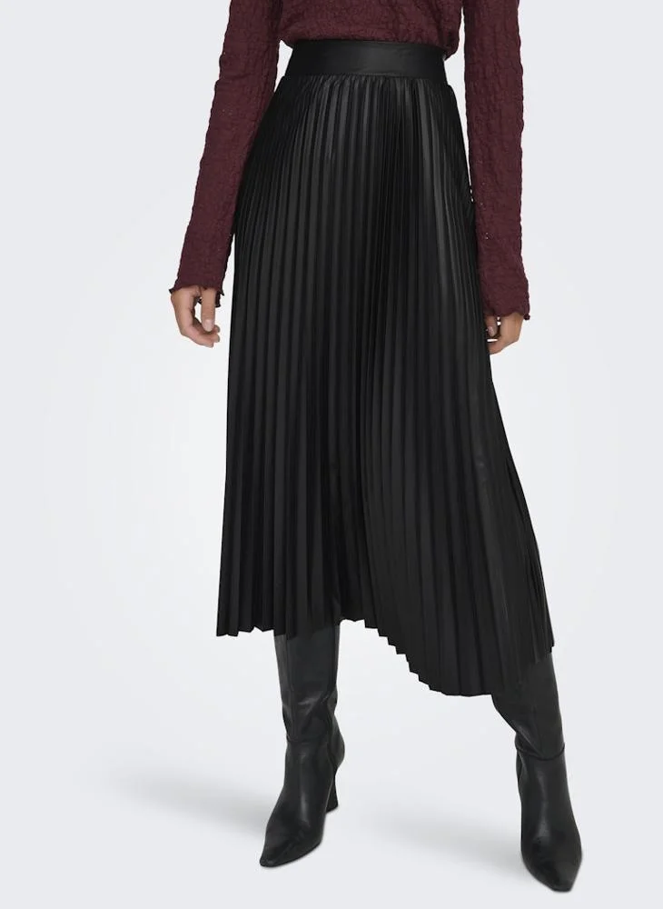 ONLY Onlanina Small Pleat Maxi Skirt