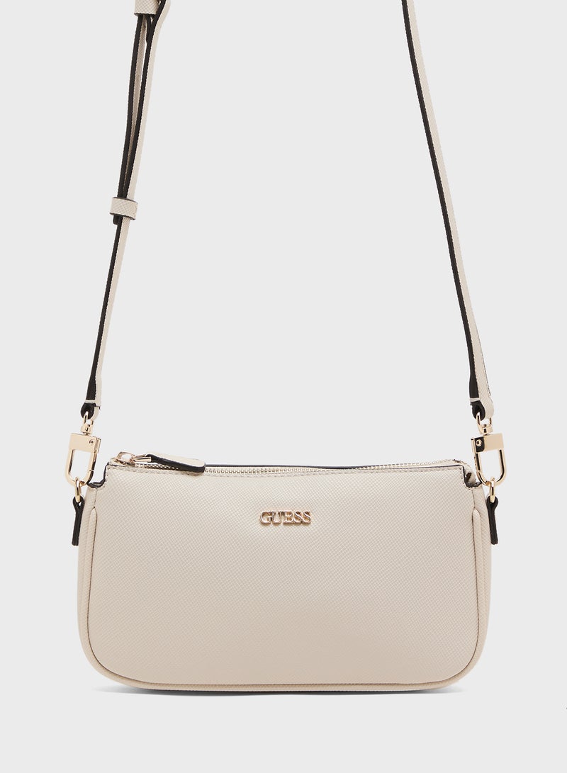 GUESS Noelle II Double Pouch Crossbody - Image 2