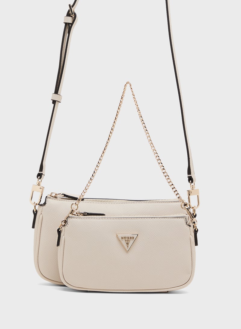 GUESS Noelle II Double Pouch Crossbody - Image 1