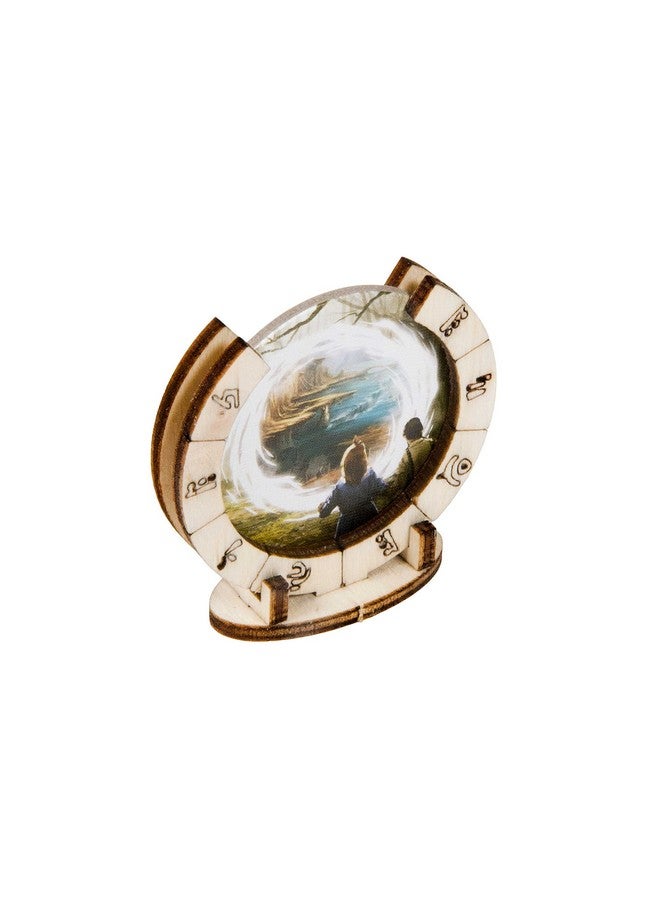 The Broken Token Gate Stands - Wood Engraved Stands Compatible with Arkham Horror Board Game - Image 3